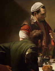 La cena in Emmaus, 1601 (dettaglio)